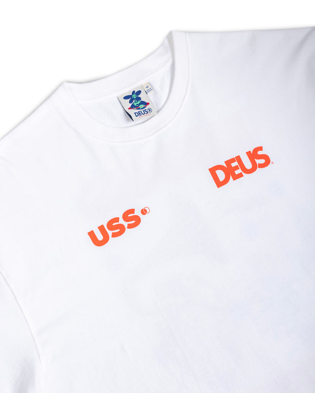 DEUS X USS TEE 25 - WHITE