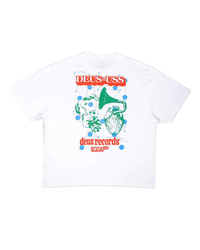 DEUS X USS TEE 25 - WHITE