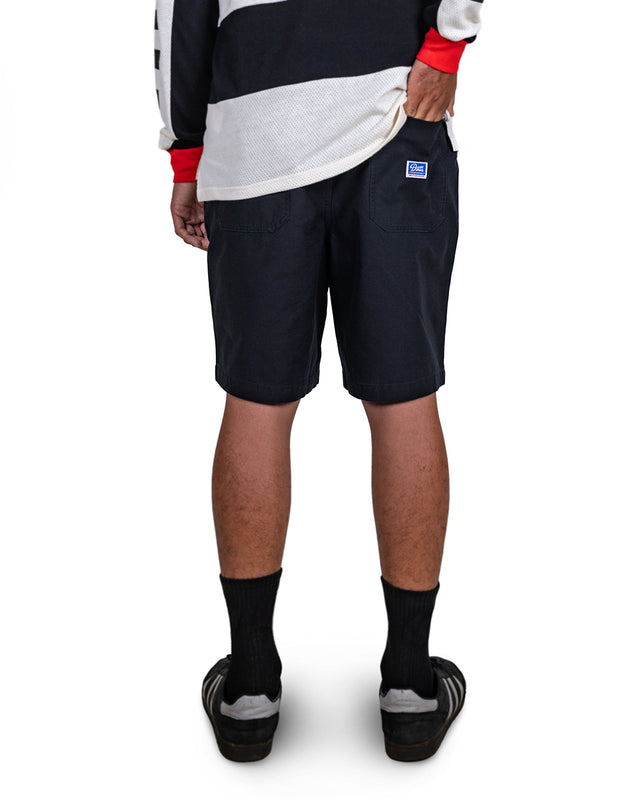 HANK REVERSE TWILL SHORT - BLACK