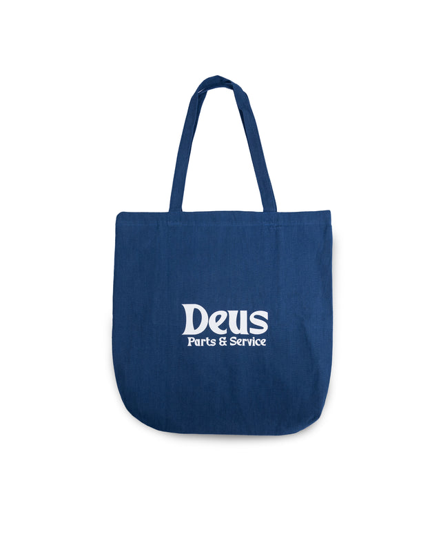KNUCKLEBONES TOTE BAG - MECHANIC BLUE