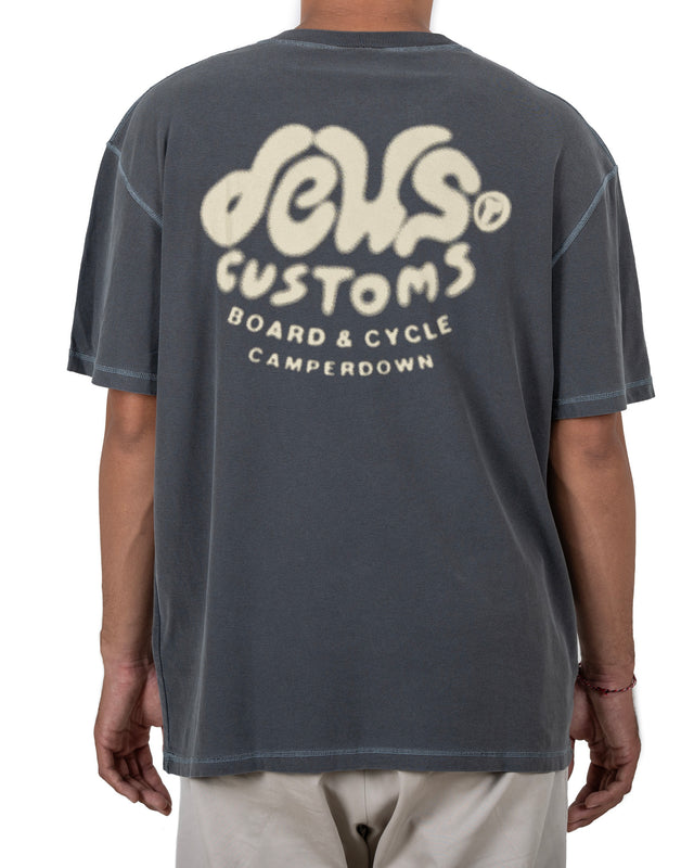 DEBRIS REVERSE TEE - ANTHRACITE