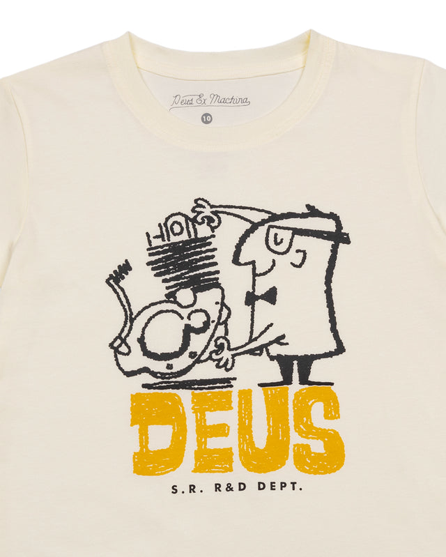 KIDS ERASARLOGY TEE - PRISTINE WHITE