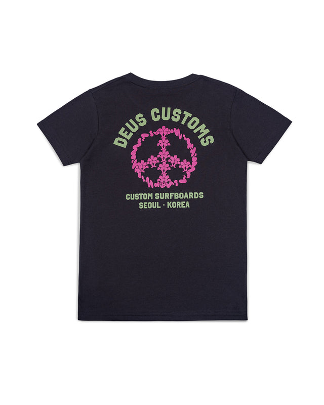 KIDS FANCY PANSY TEE - ANTHRACITE