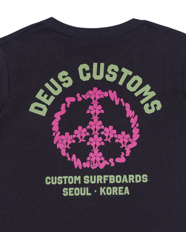 KIDS FANCY PANSY TEE - ANTHRACITE