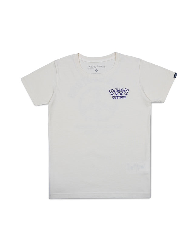 KIDS FANCY PANSY TEE - VINTAGE WHITE