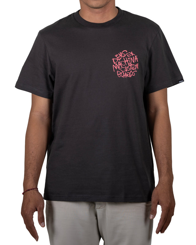 SCRAMBLER TEE - ANTHRACITE