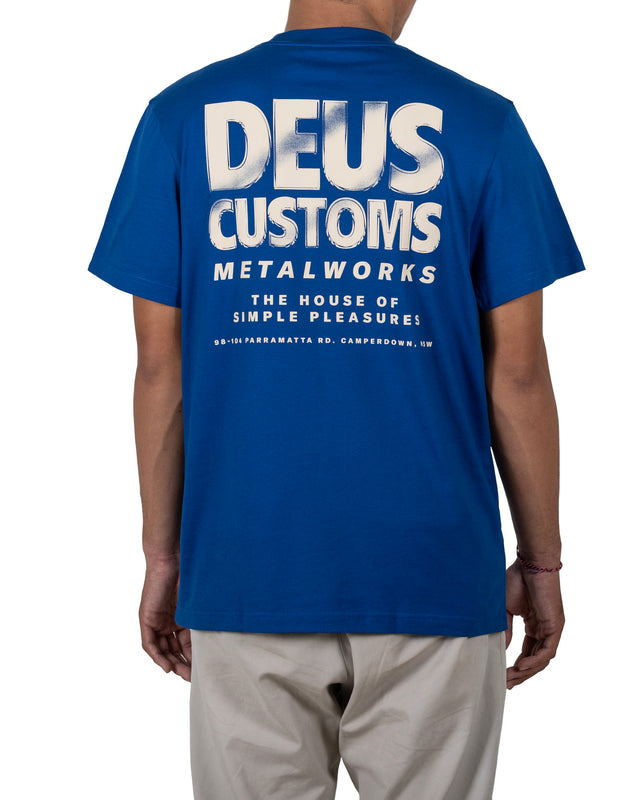 CHROMIUM TEE - CLASSIC BLUE