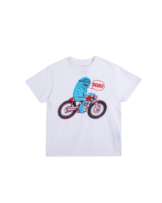 KIDS RIDE ON TEE - WHITE