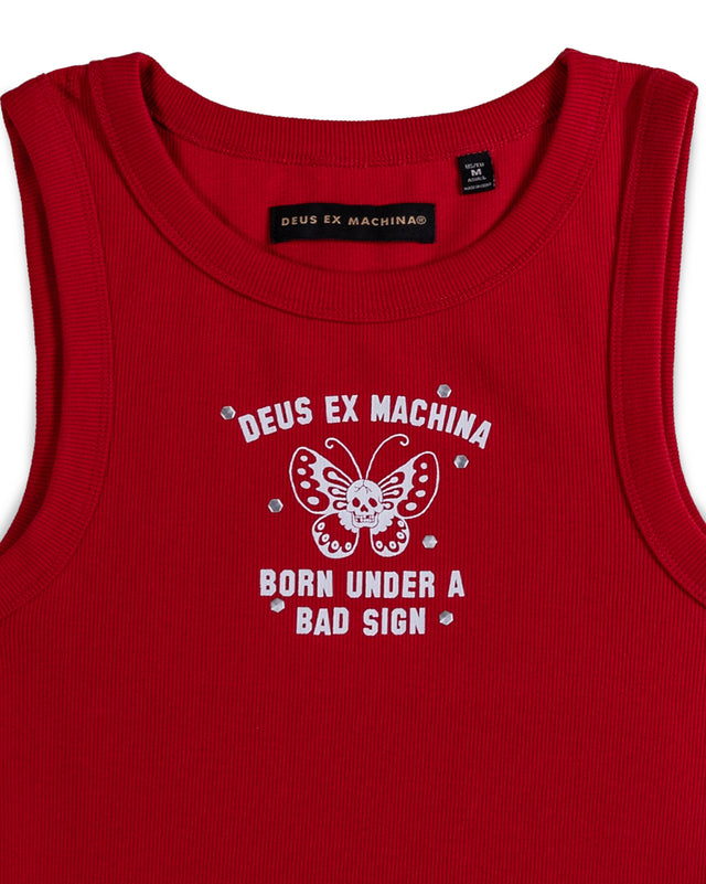 BAD SIGN TANK - CHERRY RED