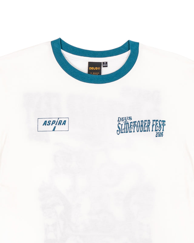 SLIDETOBER 2026 TEE - VINTAGE WHITE