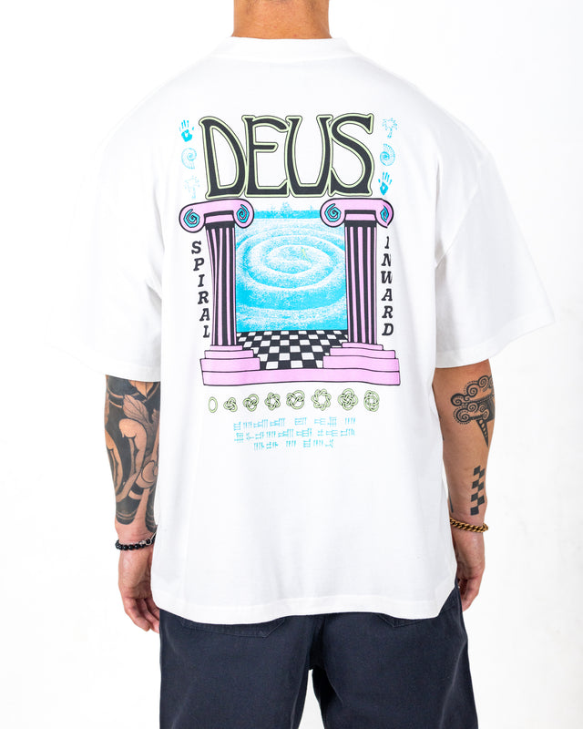 HALF STRING TEE - VINTAGE WHITE