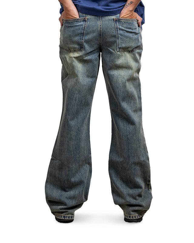 CURVE LINE BOOTCUT JEAN - DIRTY DENIM