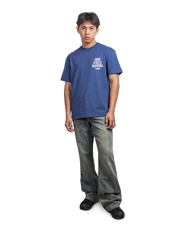 CANGGU CERAMIC TEE - MECHANIC BLUE
