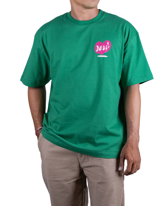 DEEP CUT TEE - VERDANT GREEN