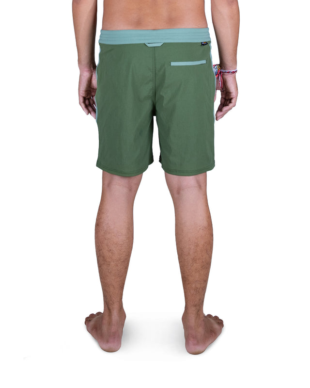 RICOS BOARD SHORT 3 - PINE GREEN
