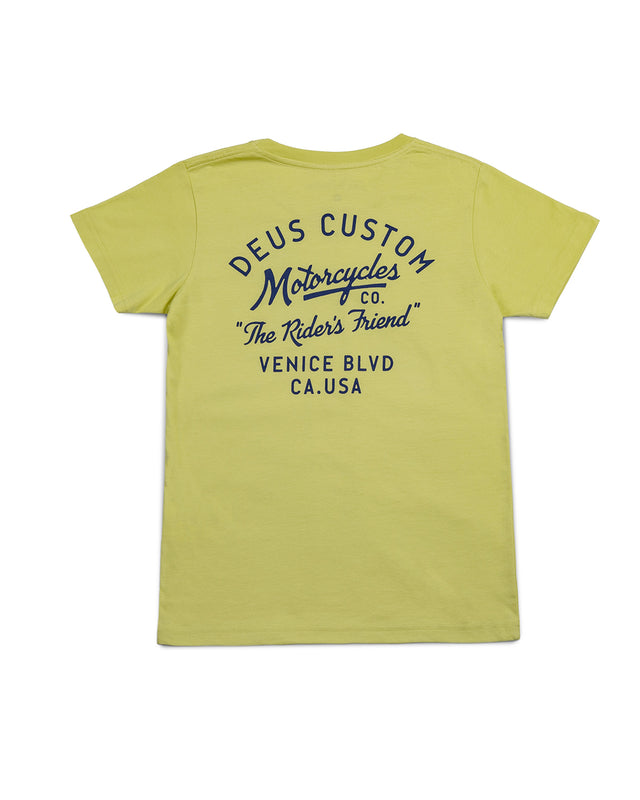 KIDS CAMBER TEE - CANARY YELLOW