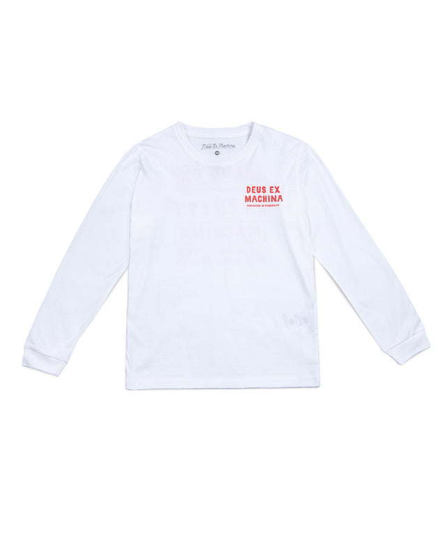 KIDS KUMBAYA LS TEE - VINTAGE WHITE