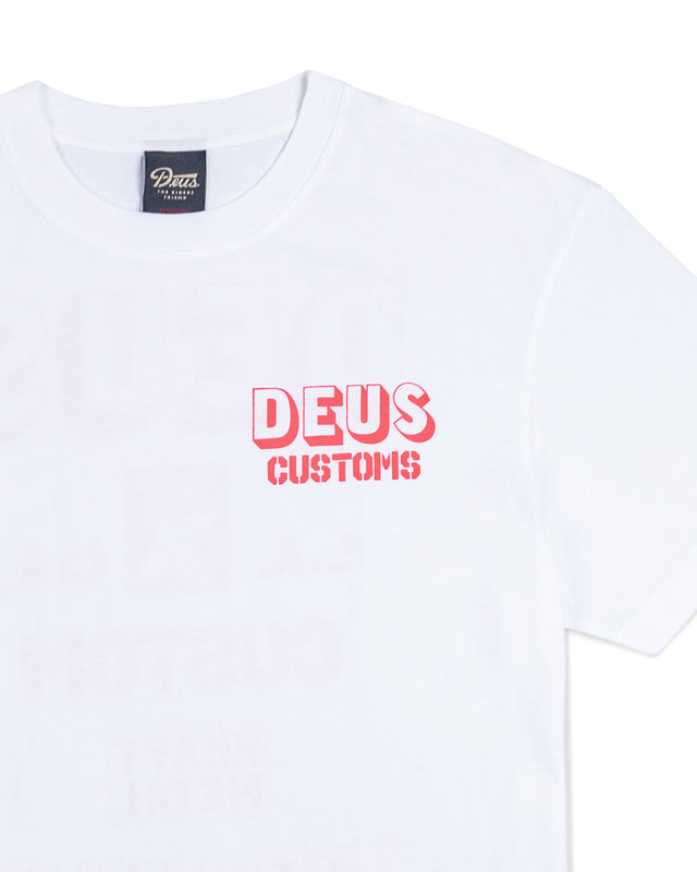 HEAVY METAL TEE - VINTAGE WHITE