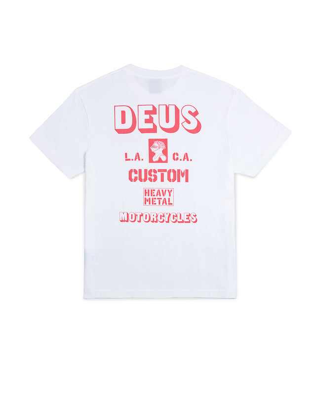 HEAVY METAL TEE - VINTAGE WHITE