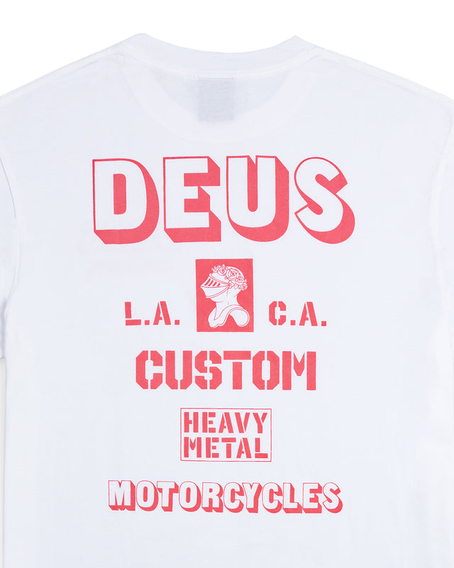 HEAVY METAL TEE - VINTAGE WHITE