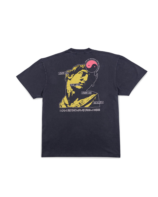 STATE OF REALITY TEE - BLACK