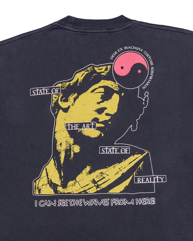 STATE OF REALITY TEE - BLACK