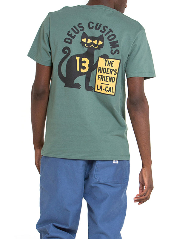 Super Stitious Tee - Work Green