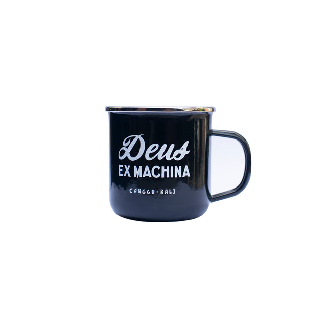 DEUS ENAMEL MUG - BLACK