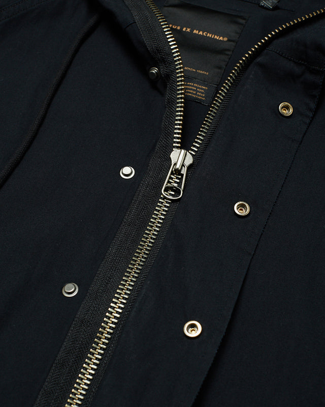 DOUGAL MILITARY PARKA - BLACK