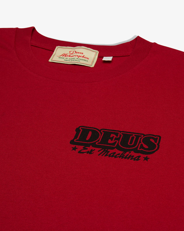 Memphis Tee - Chilli Red