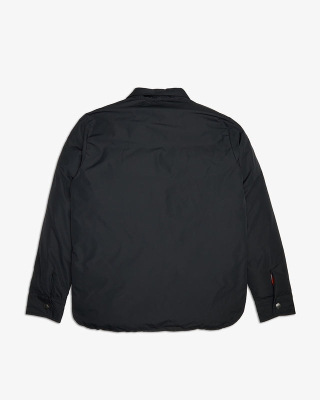 ALPINE PADDED OVERSHIRT - BLACK