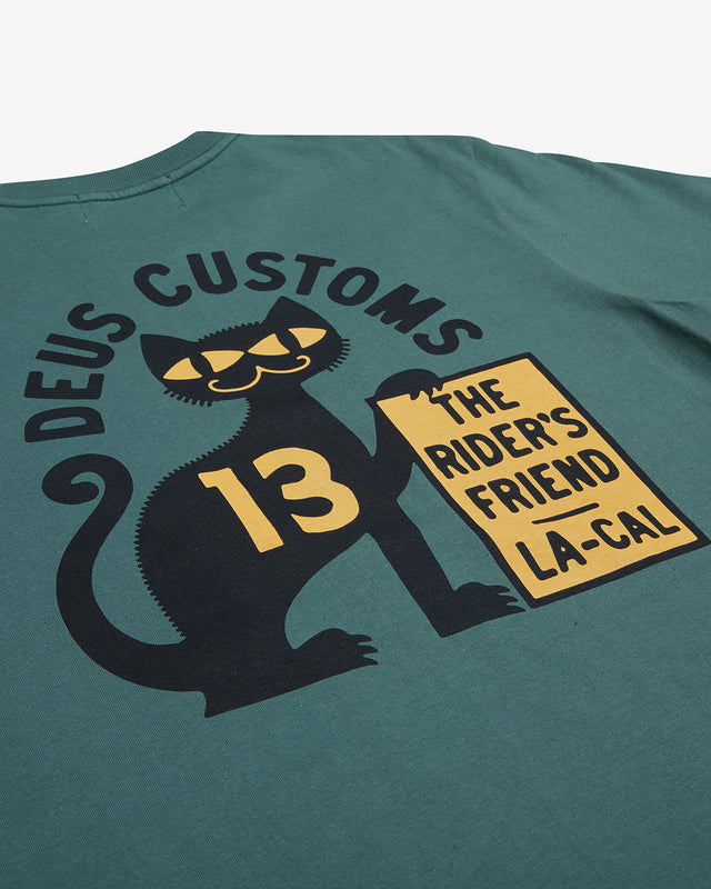 Super Stitious Tee - Work Green