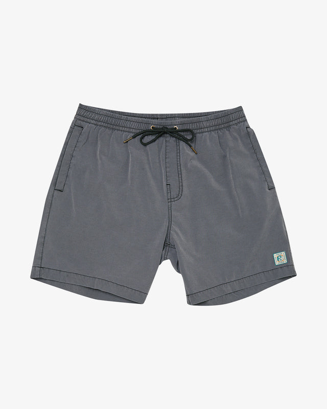 SANDBAR GARMENT DYE BOARDSHORT 2 - PHANTOM BLACK