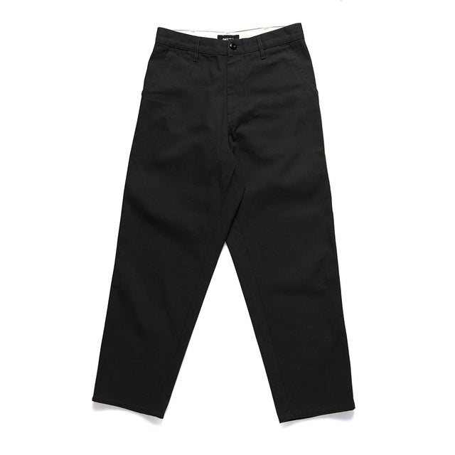 WORK CROPPED CHINO - BLACK